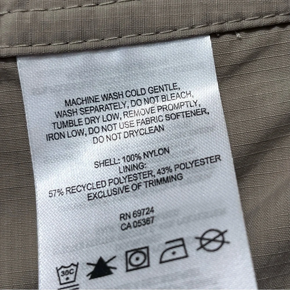 COLUMBIA‎ Pants Men's 38x27 Beige OMNI SHADE Sun Protection CONVERTIBLE Zip Off